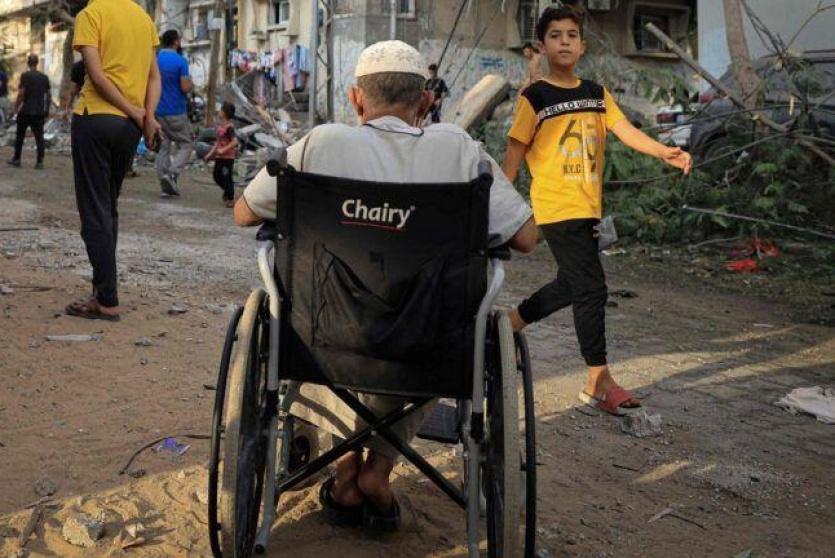 مصاب من غزة