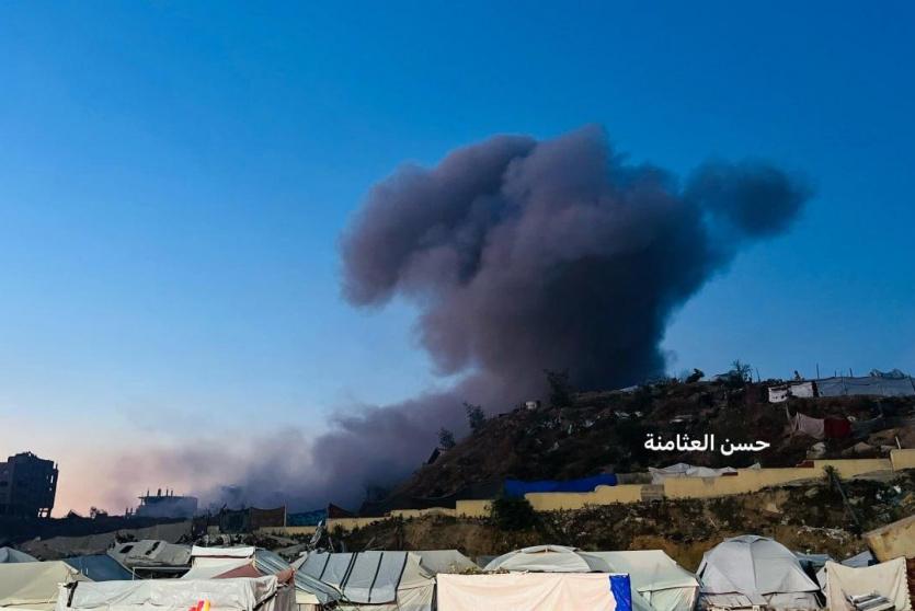 القصف على غزة - ارشيف