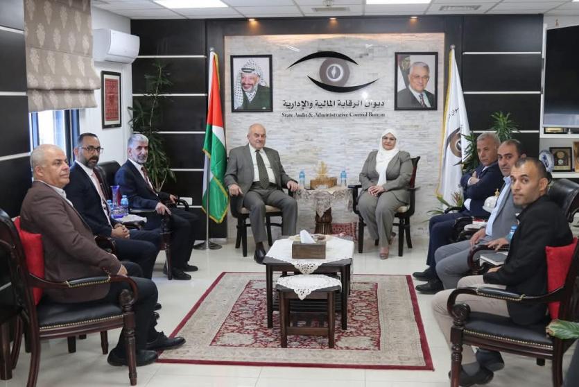 الحكم المحلي وديوان الرقابة المالية والإدارية يبحثان قضايا مشتركة