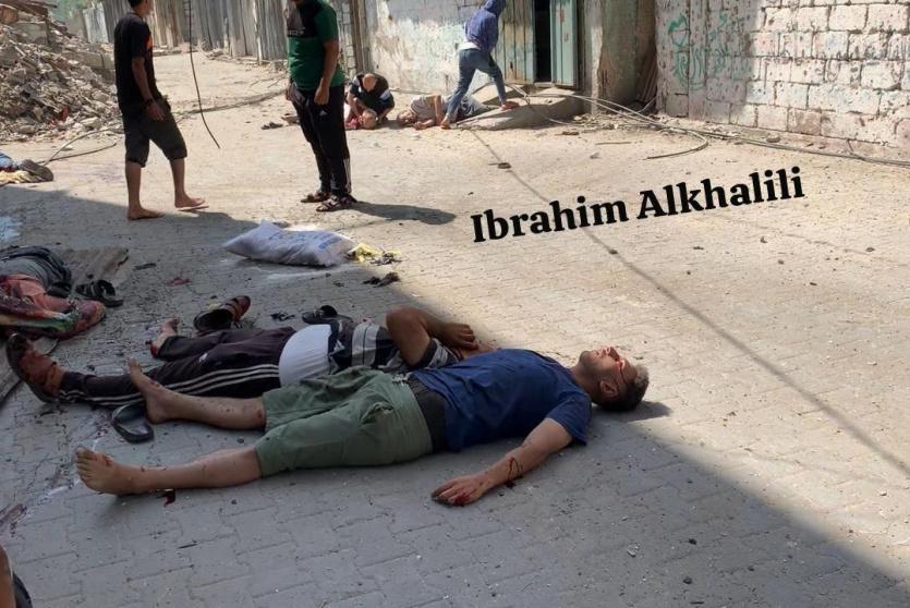 مجزرة في حي التفاح شرق غزة اليوم