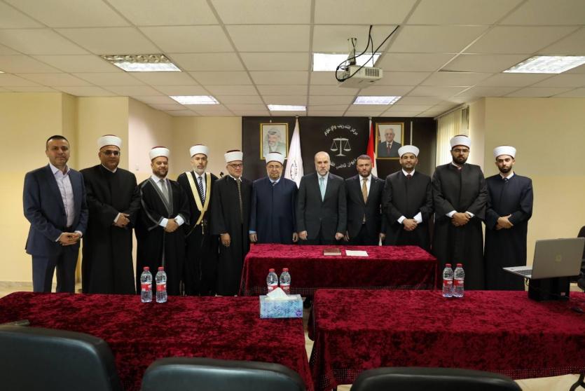خلال مراسم أداء اليمين القانونية