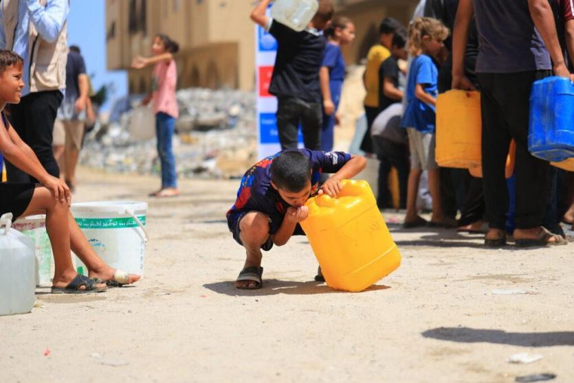 غزة تعاني من نقص حاد في المياه النظيفة