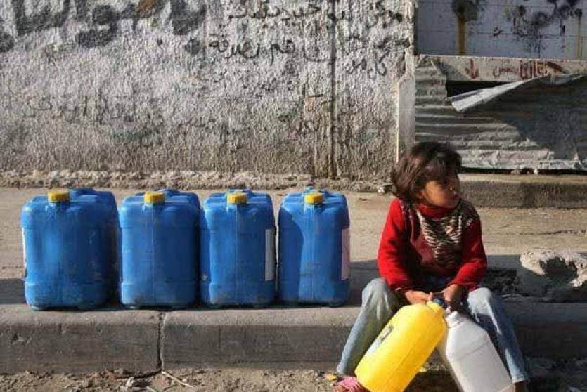 أزمة مياه في قطاع غزة جراء استمرار العدوان الإسرائيلي