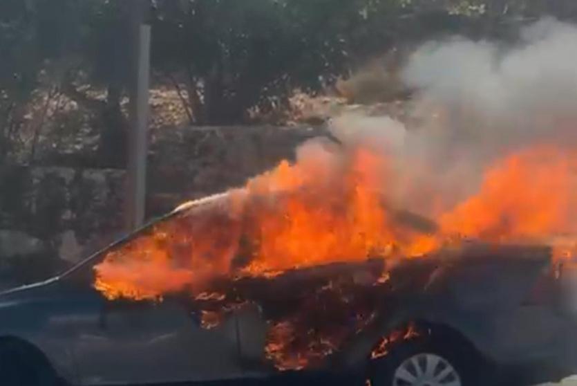 احراق مركبة