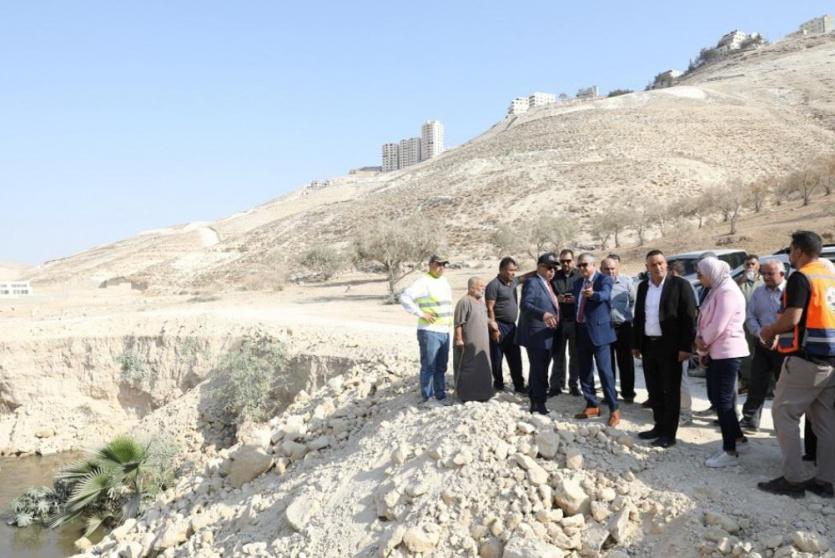 جانب من الجولة الميدانية 