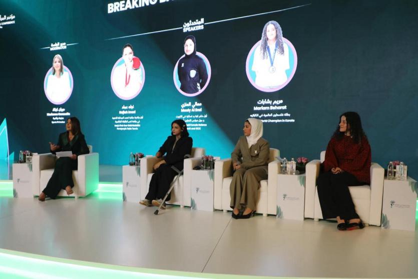 مريم بشارات تمثل الرياضة النسوية الفلسطينية بمؤتمر 