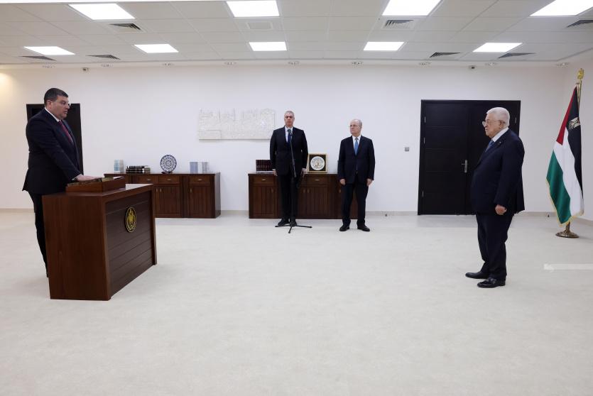 وزير النقل والمواصلات محمد الأحمد يؤدي اليمين القانونية أمام الرئيس