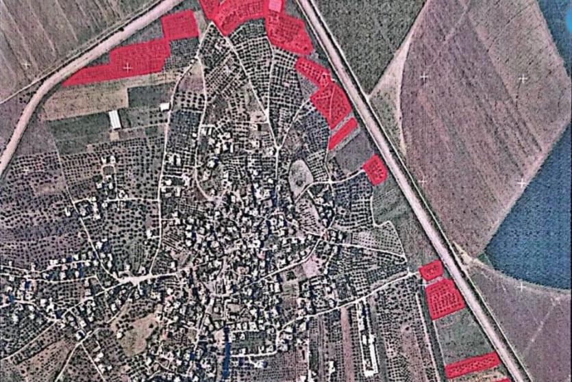 الاحتلال يصدر أمراً عسكرياً بإزالة الأشجار على مساحة 59 دونماً من محافظة جنين