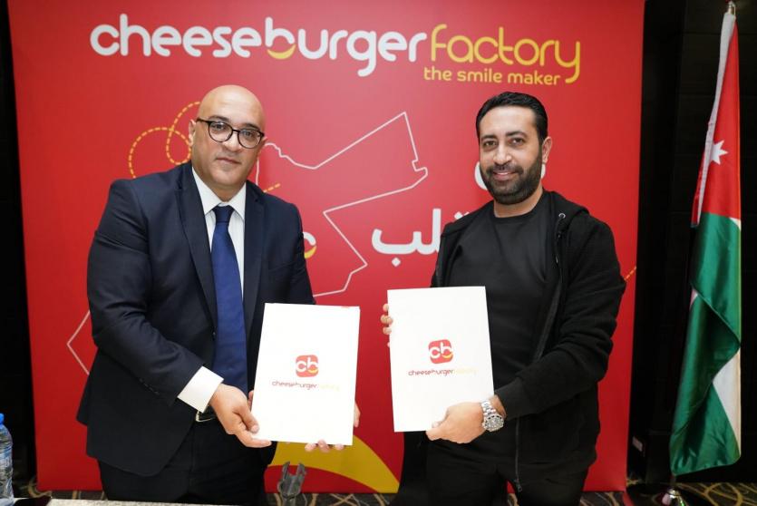 العلامة التجارية الأردنية “Cheese Burger Factory” قريبًا في فلسطين مع مجموعة EYM للاستثمار 