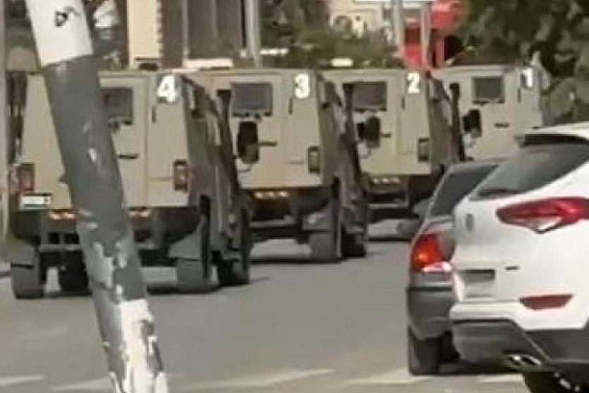 من اقتحام الاحتلال لمخيم الامعري