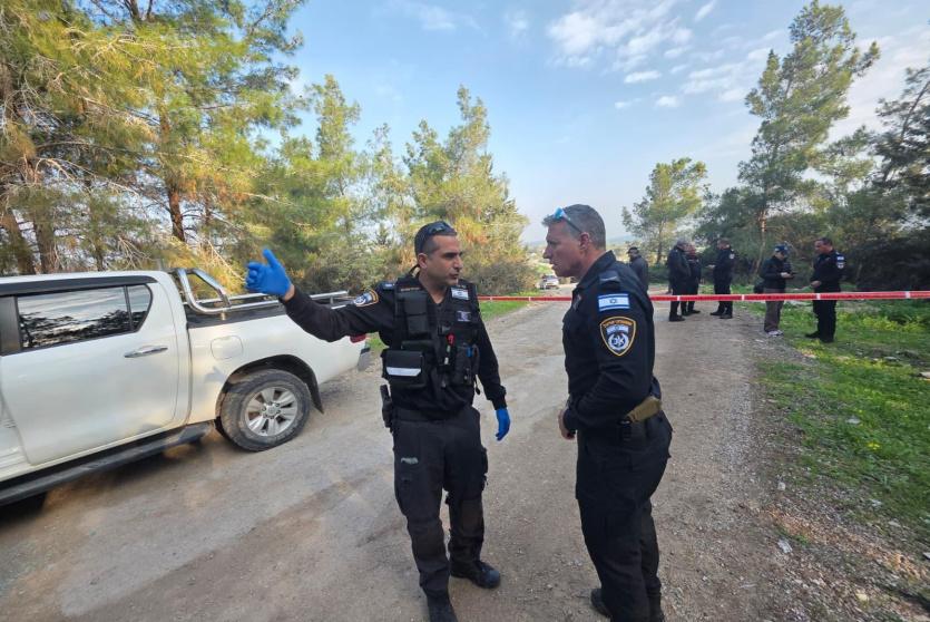 من مكان الجريمة في حيفا