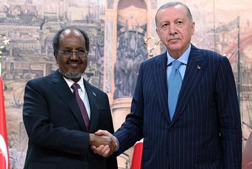 إردوغان وحسن شيخ محمود