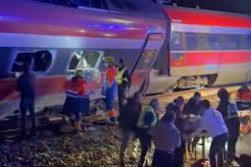 39 قتيلا إثر تصادم قطارين في إسبانيا 