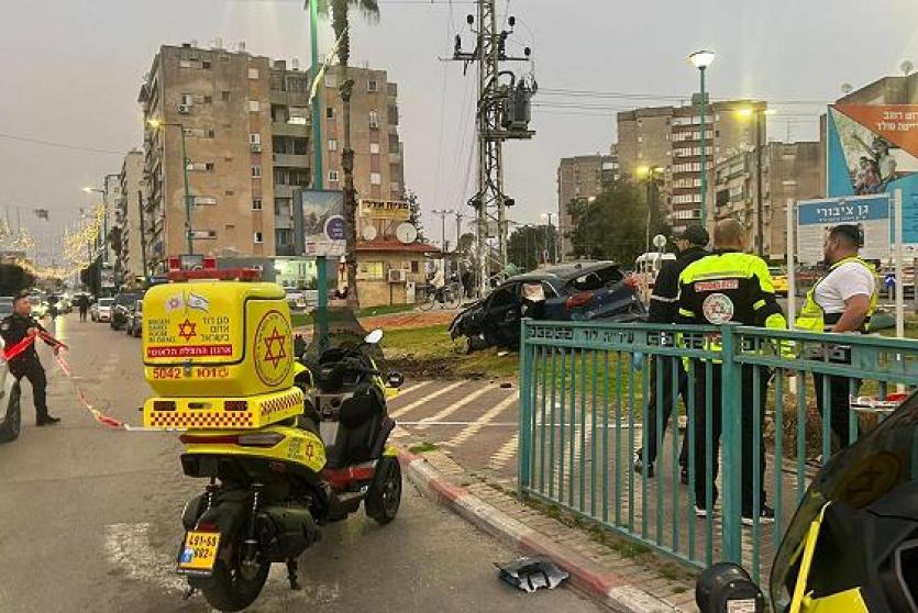 من مكان الجريمة في اللد