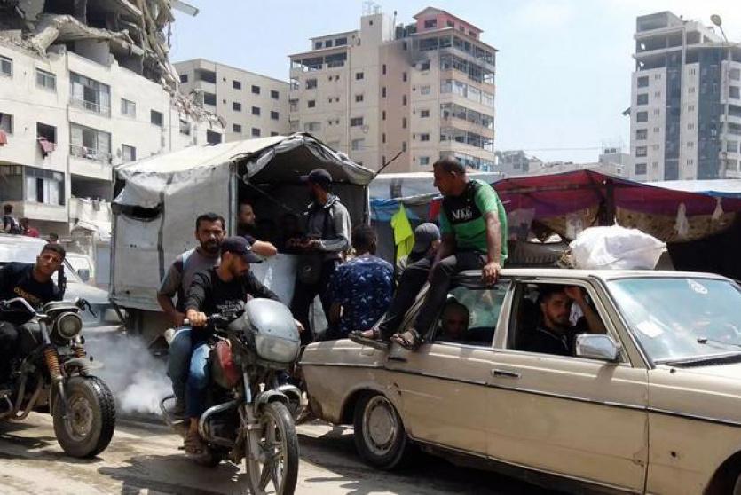 وسائل نقل في غزة 