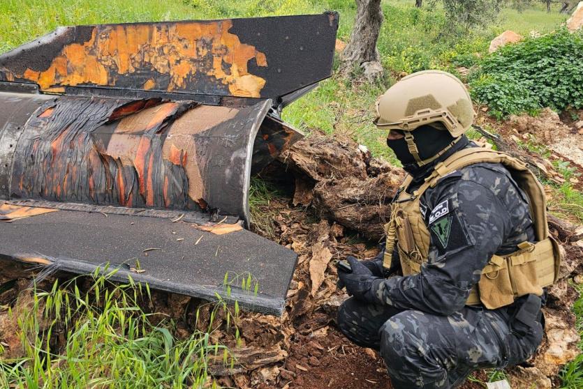 418 شظية صاروخية سقطت ضمن مناطق الاختصاص منذ نهاية شباط الماضي