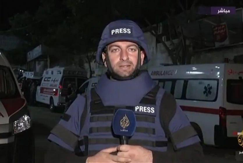 شهيدان أحدهما الصحفي محمد وشاح بقصف مركبة في غزة