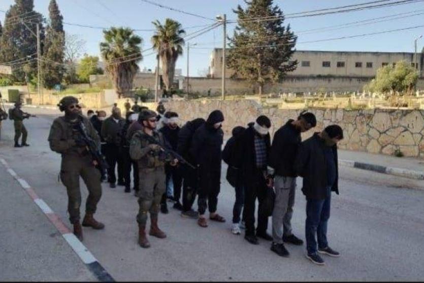 خلال اعتقال المواطنين في بلعا