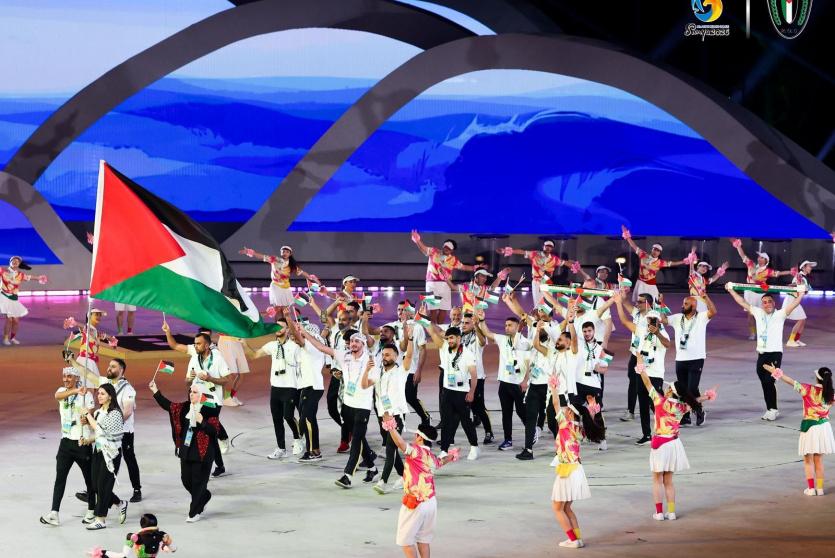 فلسطين تشارك في حفل افتتاح دورة الألعاب الآسيوية الشاطئية