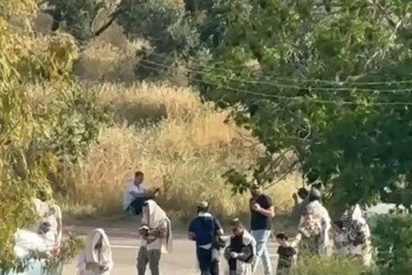 فيديو| لليوم الثاني: مستعمرون يؤدون طقوساً تلمودية عند مدخل سنجل شمال رام الله