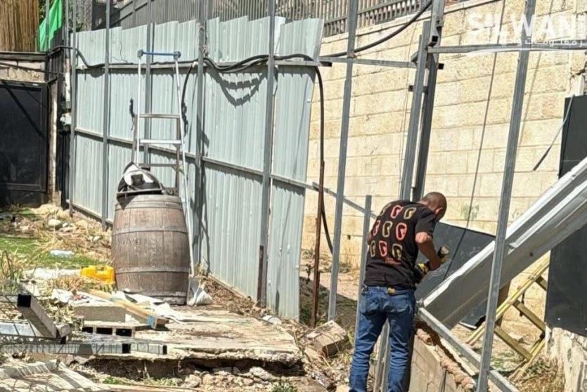 المنزل الذي تعرض للهدم