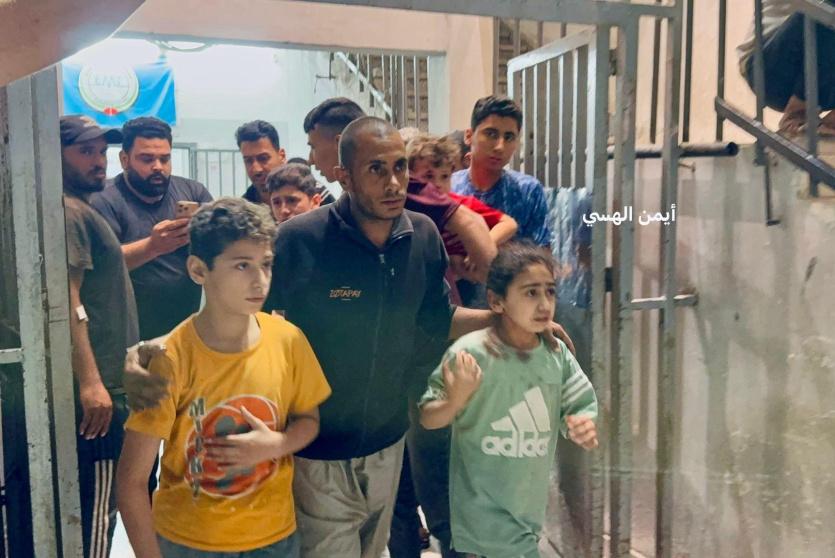 خلال نقل مصابين الليلة الماضية