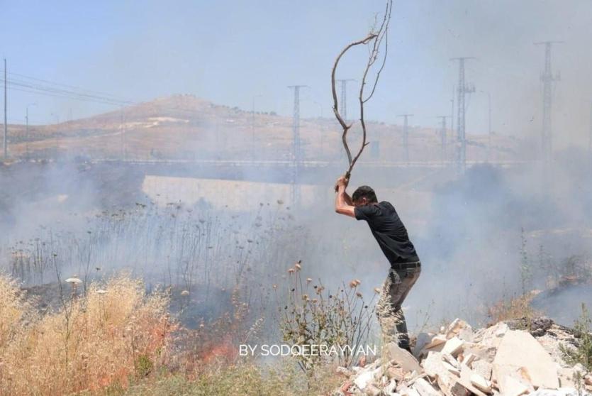 صورة من بلدة حوارة اليوم، عقب هجوم للمستوطنين