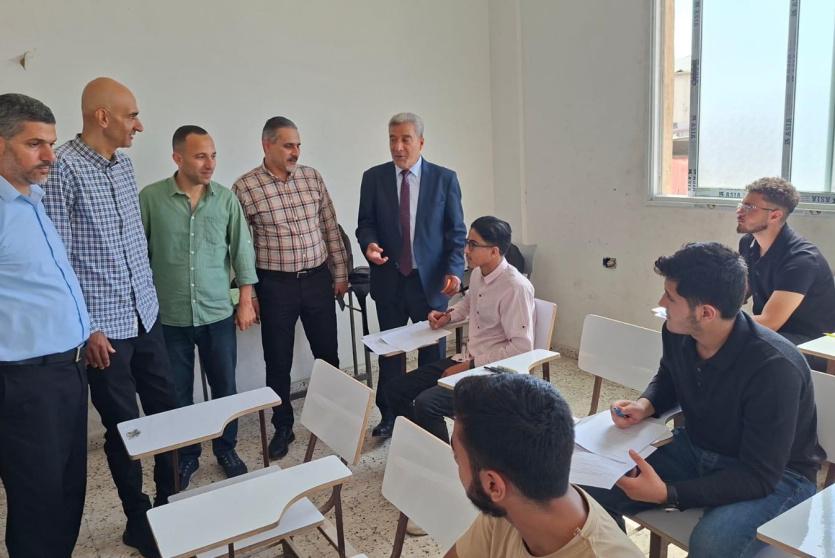 وفد من شركة الاتصالات الفلسطينية "جوال" يزور المعاهد الأزهرية في غزة