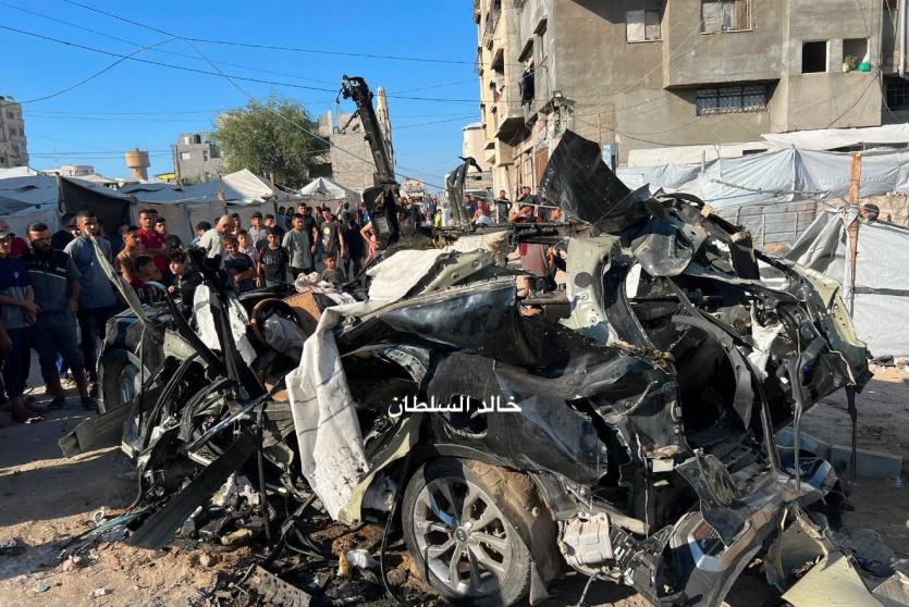 4 شهداء بينهم سيدة في قصف استهدف مركبة ومواطنين شمال غرب مدينة غزة