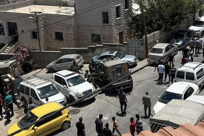 من اقتحام الاحتلال لقرية دير أبو مشعل