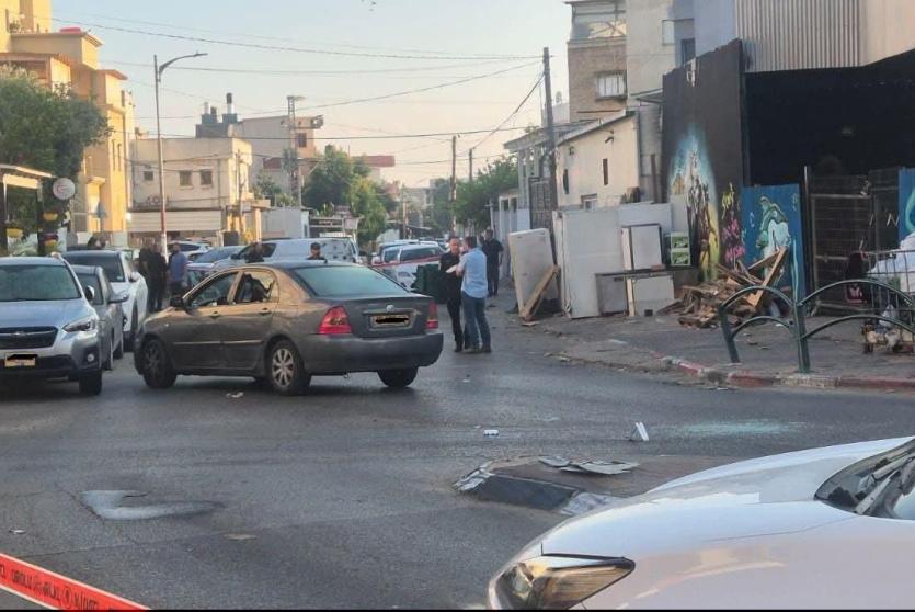 من مكان جريمة القتل فجر اليوم