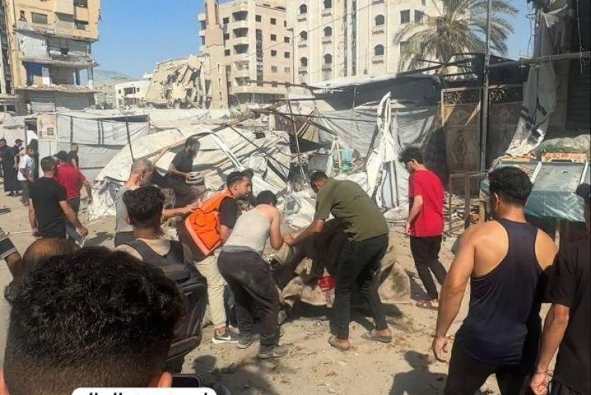 من مكان الاستهداف
