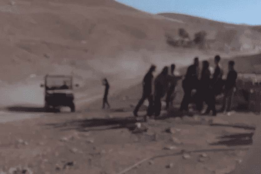 خلال هجوم المستوطنين