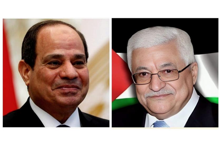 الرئيس عباس يهنئ نظيره المصري بافتتاح مقر القيادة الاستراتيجية للدولة المصرية