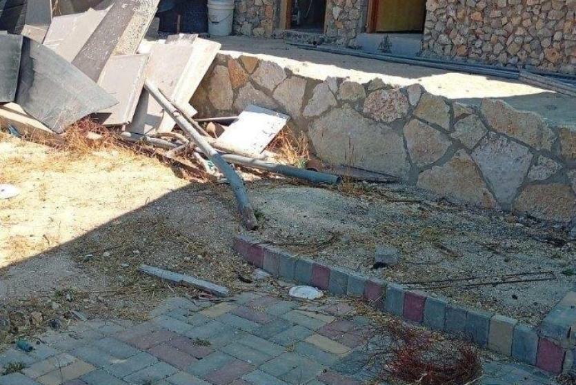 نابلس: تدمير مزرعة باراضي برقة من قبل المستعمرين