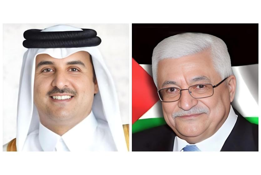 الرئيس وامير قطر