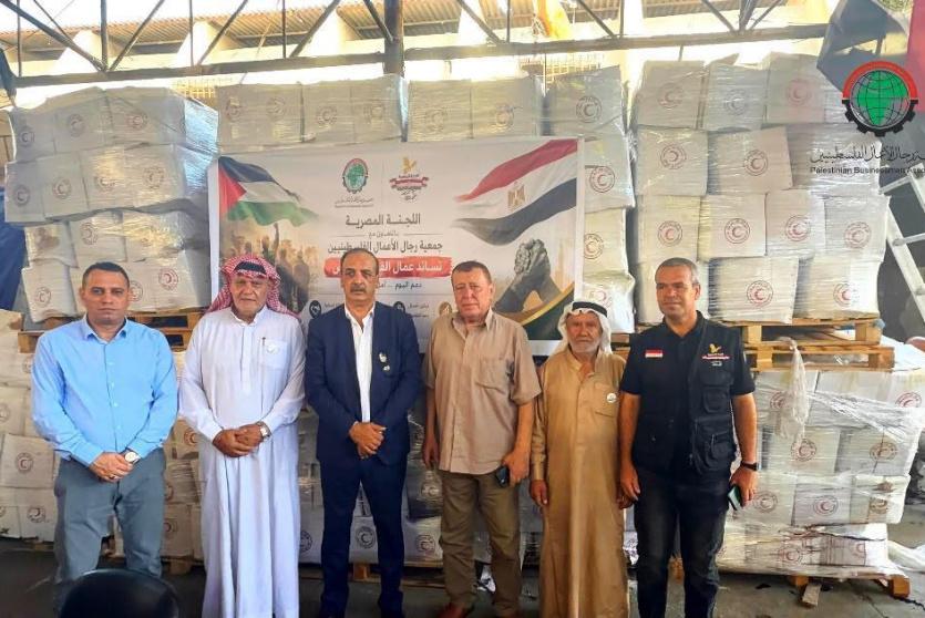 جمعية رجال الأعمال الفلسطينيين تواصل دعم عمال القطاع الخاص بإطلاق حملة جديدة بالشراكة مع اللجنة المصرية