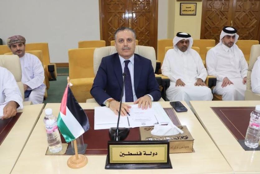 جانب من مشاركة فلسطين في المؤتمر