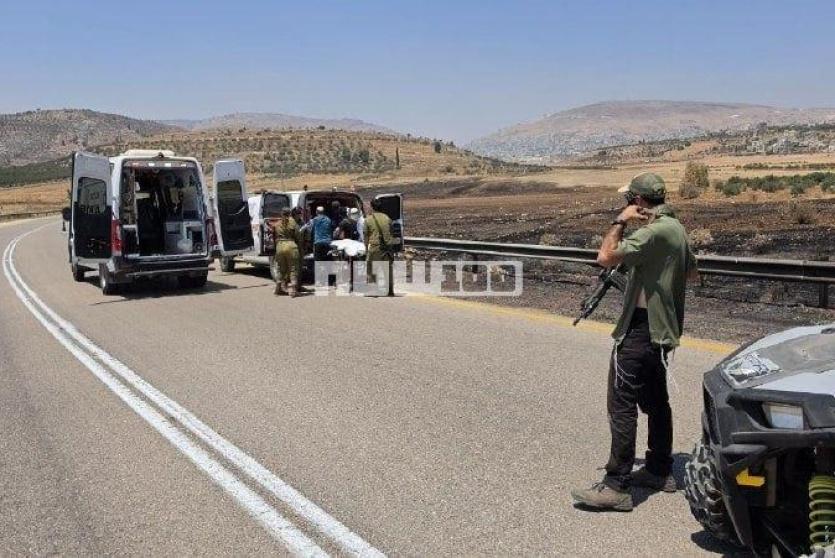 صورة نشرها الاحتلال من موقع العملية، وفق زعمه.