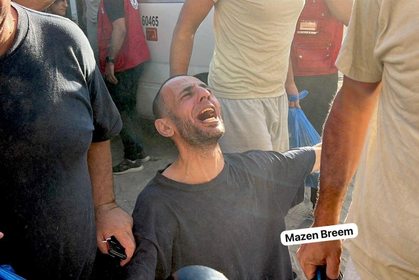 وصل المعتقلين المفرج عنهم إلى مجمع ناصر الطبي