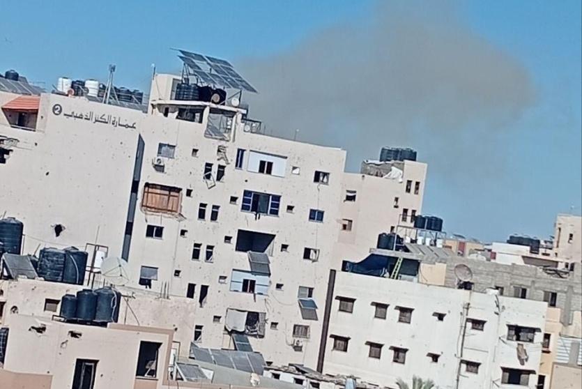 إصابات في قصف الاحتلال على مخيم النصيرات وحي الرمال بغزة