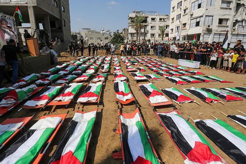 جثامين شهداء جرى انتشالها في غزة