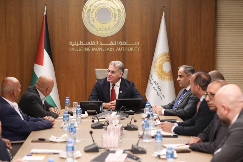 من لقاء سلطة النقد ومجلس بلدي بيت فجار