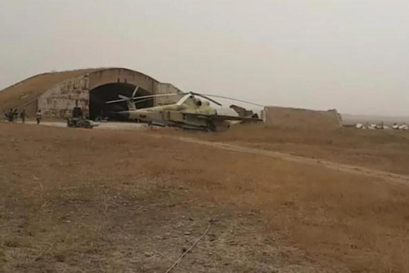 المطار المستهدف في ريف إدلب