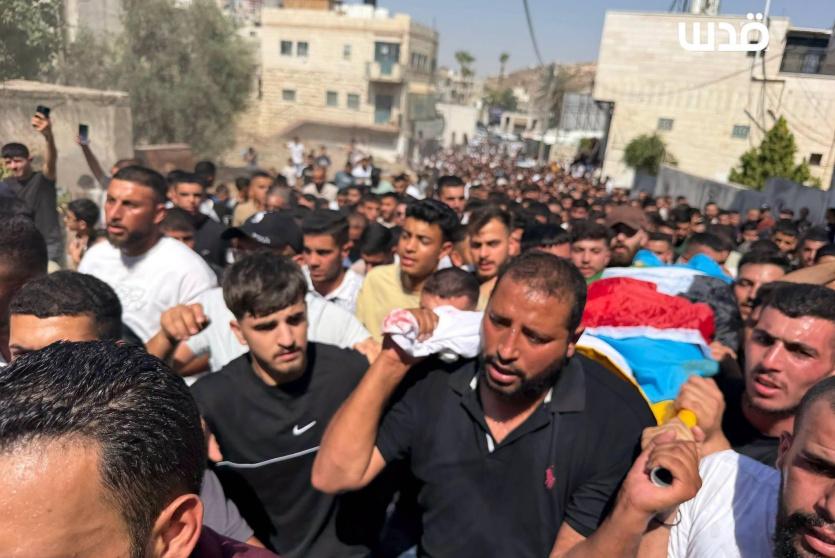 من تشييع الطفل شلالدة