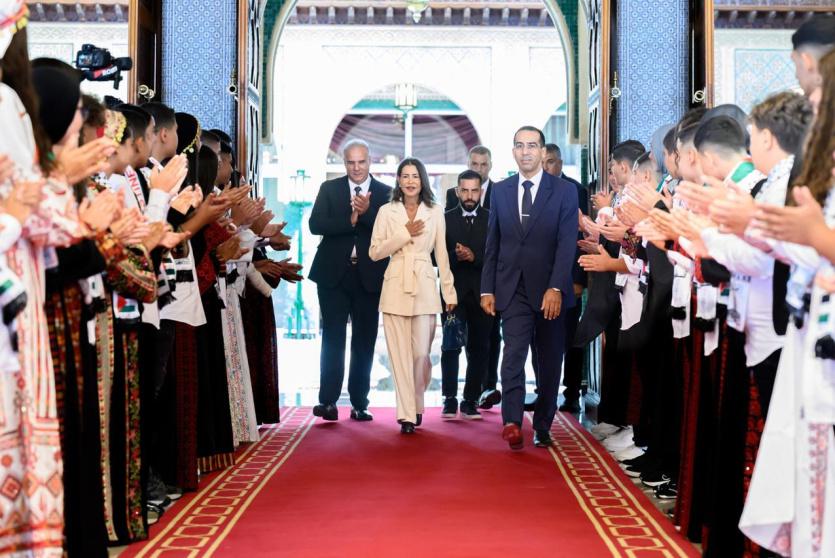 الرباط: الأميرة للا مريم تستقبل الأطفال المقدسيين المشاركين في مخيم "منارة السلام"