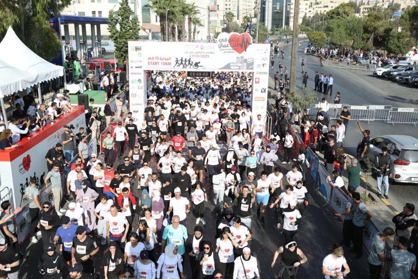 برومين ماراثون عمّان 2026 ينطلق في 2 تشرين الأول