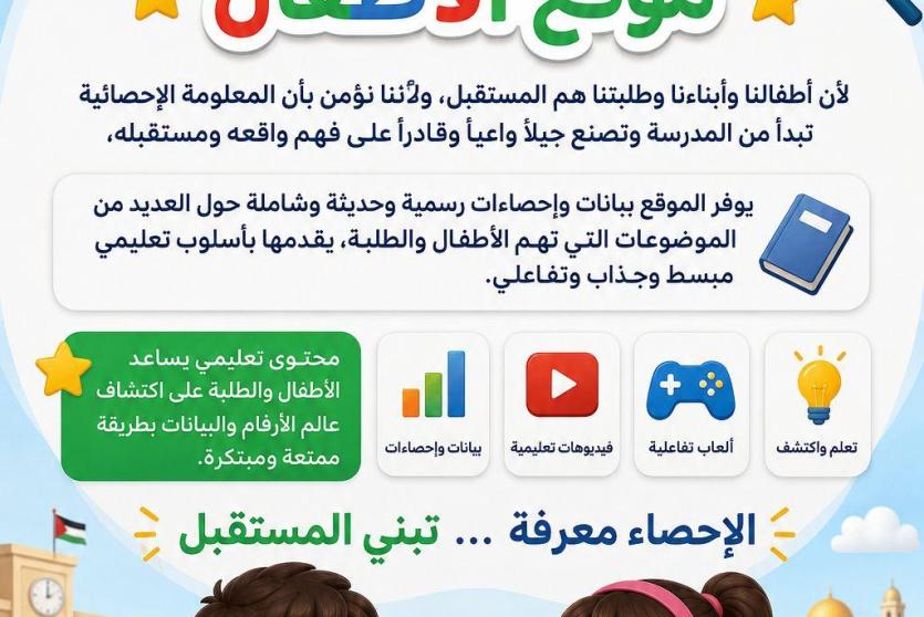إطلاق موقع للأطفال