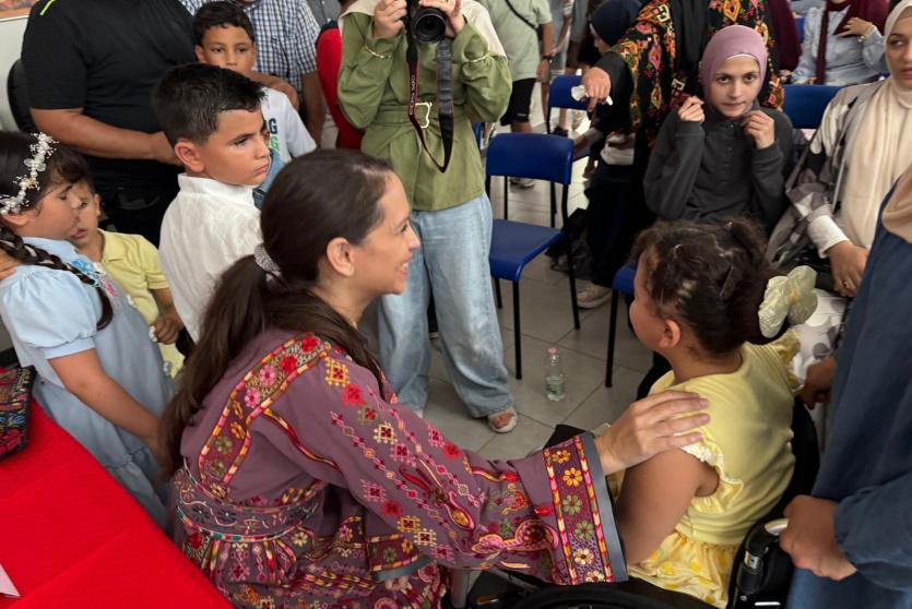  السفيرة ابو عمارة تلتقي مع عائلات الجرحى والمرضى المُجلين في مدينة بادوفا الإيطالية