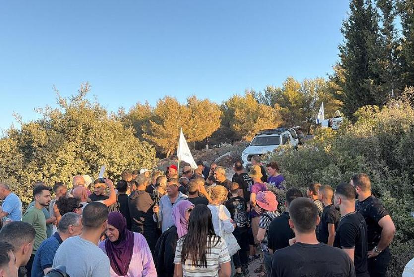 من الحراك الشعبي في مجد الكروم